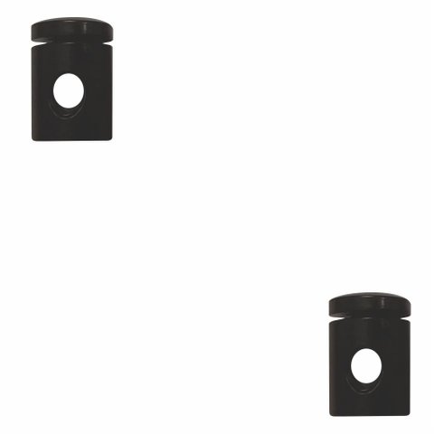 Kit-2 Desviador de Cabo Para Lustres e Pendentes e Luminária MD-6005/2 - Preto