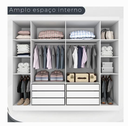 Ver imagem 2 de Guarda Roupa 6 Portas 6 Gavetas Olimpia - Móveis Valverde