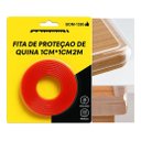 Ver imagem 2 de Fita Protetora de Quina Silicone Transparente Anti Impacto Adesiva 2m Proteção para Bebês e Crianças
