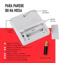 Ver imagem 3 de Termo Higrometro Sensor Medidor de Temperatura Umidade do Ar Relogio Digital