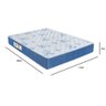 Colchão Viúva Azul 100% Espuma D45 110x188x14 Medida Especial Dupla Face Selo Inmetro Rnh - 3