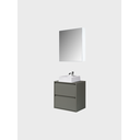 Ver imagem 5 de Gabinete para Banheiro com Cuba e Armario 60cm Mdf Verde Dubai - On Móveis