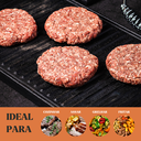 Ver imagem 3 de Chapa Grill Retangular Ferro 33x25x5,5cm Alça Madeira – Panela Mineira