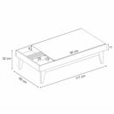 Ver imagem 5 de Mesa de Centro para Sala de Estar Nala B01 Off White Nature - Lyam Decor