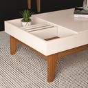 Ver imagem 6 de Mesa de Centro para Sala de Estar Nala B01 Off White Nature - Lyam Decor