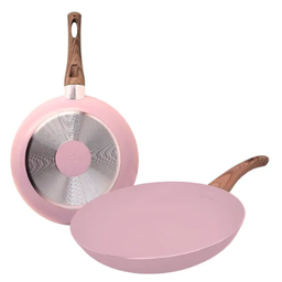 Jogo com 3 Frigideiras Sahara Rosa Revestimento Cerâmico Casambiente - 2