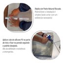 Ver mais imagens de Revestimento de Parede Pedra Leve Riscada Decorativa 120cm x 60cm 2cm Espessura Formaco Decor Marrom/Grafite