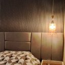 Ver imagem 5 de Revestimento de Parede Pedra Leve Riscada Decorativa 120cm x 60cm 2cm Espessura Formaco Decor Marrom/Grafite