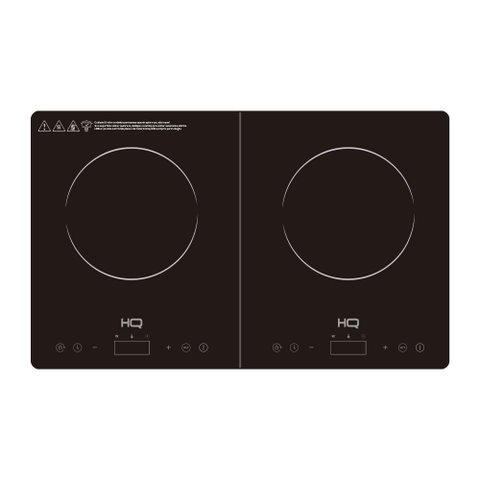 Cooktop de Indução Hq 2 Bocas Portátil 3500w Preto Hq-ids3502 220v