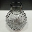 Ver imagem 6 de Vaso Decorativo Cachepô Enfeite 18x16x16cm Vidro Cinza Nh