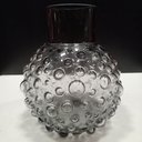 Ver imagem 5 de Vaso Decorativo Cachepô Enfeite 18x16x16cm Vidro Cinza Nh