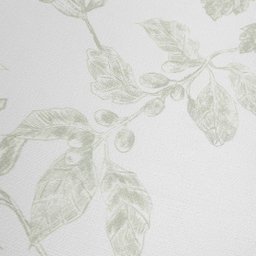 Papel de Parede Folhas e Pássaros Verde Fendi Vinilico Lavável+ Cola Inclusa - 3