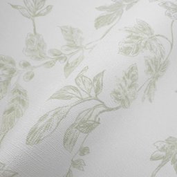 Papel de Parede Folhas e Pássaros Verde Fendi Vinilico Lavável+ Cola Inclusa - 5