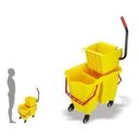 Ver imagem 3 de Balde Espremedor Carrinho De Limpeza Profissional Esfregão