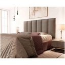 Ver imagem 1 de Painel Cabeceira Casal Cancun Suede Marrom