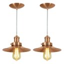 Ver imagem 1 de Kit 2 Pendentes Nordic Industrial 22 Cm New Cobre