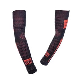 Manguito de Compressão Arm Sleese Fiber Powersox - Preto/Vermelho - G - 1