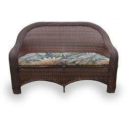 Conjunto de Sofá Fibra Sintética Karibe - 1 Sofá 2L + 2 Poltronas + 1 Mesa Centro - Tecido Palmares  - 2