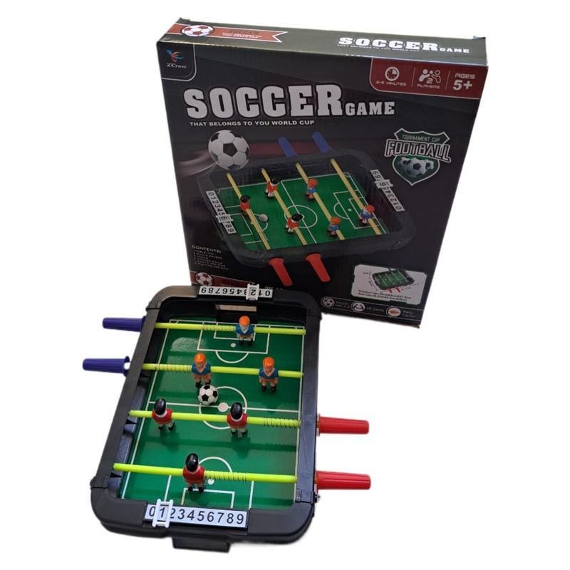 Jogo de Totó Mini Pebolim Durável Futebol de Mesa - 4