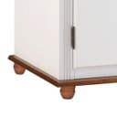 Ver imagem 4 de Balcão Buffet 3 Portas e 2 Gavetas 50631 Linz Móveis - Branco/imbuia Glazer