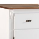 Ver imagem 3 de Balcão Buffet 3 Portas e 2 Gavetas 50631 Linz Móveis - Branco/imbuia Glazer