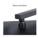 Ver imagem 2 de Ducha Chuveiro para Banheiro Inox 304 20x20 – Inox Preto - Gourmet