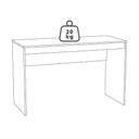 Ver imagem 6 de Mesa Escrivaninha B23 120 Cm Branco Novam