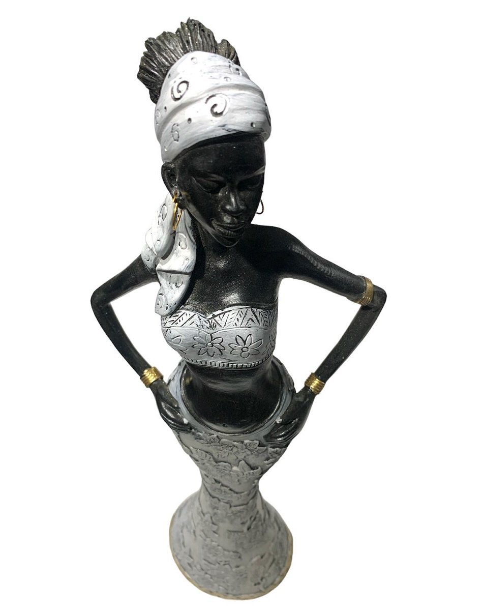Escultura Africana Resina Objeto Decorativo de Luxo Grande Espressione Escultura Decorativa, Escultu - 7