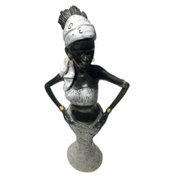 Escultura Africana Resina Objeto Decorativo de Luxo Grande Espressione Escultura Decorativa, Escultu - 7