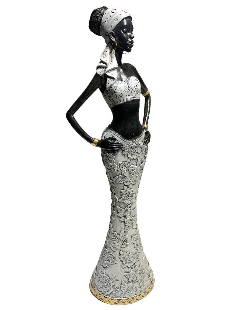 Escultura Africana Resina Objeto Decorativo de Luxo Grande Espressione Escultura Decorativa, Escultu - 3