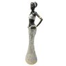 Escultura Africana Resina Objeto Decorativo de Luxo Grande Espressione Escultura Decorativa, Escultu - 4