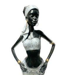 Escultura Africana Resina Objeto Decorativo de Luxo Grande Espressione Escultura Decorativa, Escultu - 6