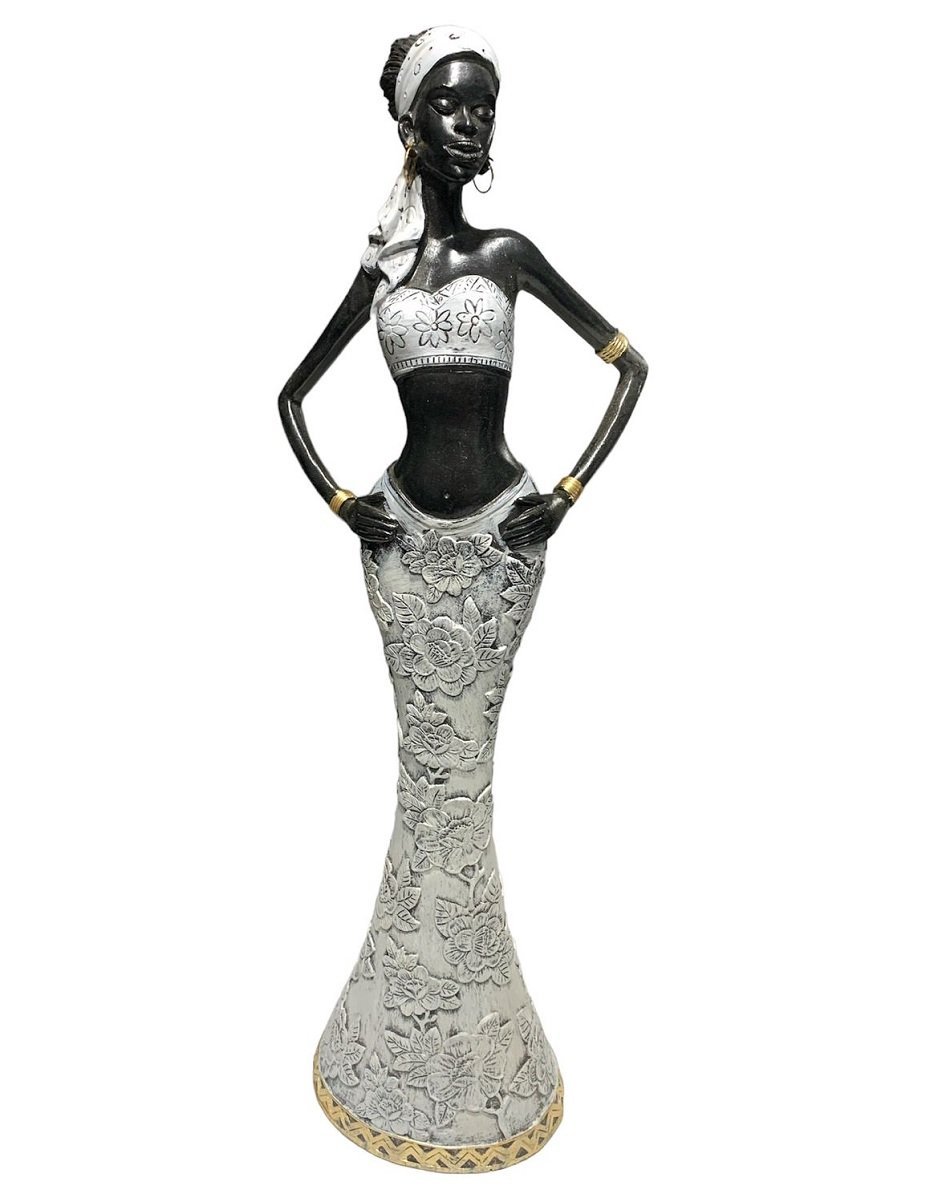 Escultura Africana Resina Objeto Decorativo de Luxo Grande Espressione Escultura Decorativa, Escultu - 2