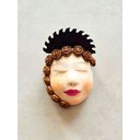 Ver imagem 1 de Máscara de Mulher Nene Cavalcanti. Artesanal Parede Pendurar