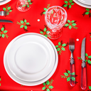 Ver imagem 7 de Toalha de Mesa 10 Lugares Oxford Estampada Natal 3,00x1,45cm Tecido Oxford