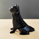 Ver imagem 3 de Gato Sentado Decorativo - Estatueta 20 Cm Altura -Toque 3D: Preto