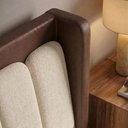 Ver imagem 7 de Cabeceira Casal 140 cm Lumina com Frame Linho Tca 210 Corino Tcs 721 Peer