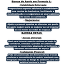 Ver imagem 6 de Kit Alças Barras de Apoio 2-70x70 1-alça 80cm 1-60cm e 2-alças de 30 Cm Banheiro Corrimão Vaso Único