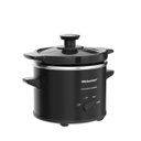 Ver imagem 4 de Elite Gourmet Panela Elétrica Slow Cooker 2 Quartos com Tampa de Vidro (preto)