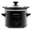 Ver imagem 1 de Elite Gourmet Panela Elétrica Slow Cooker 2 Quartos com Tampa de Vidro (preto)