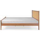 Ver imagem 4 de Cama Queen Inari Madeira Maciça com Palhinha 165,5cm x 197cm Caramelo Casavee