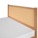 Ver imagem 5 de Cama Queen Inari Madeira Maciça com Palhinha 165,5cm x 197cm Caramelo Casavee