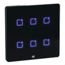Ver imagem 1 de Smart 6 Interruptor Touch Wifi + Rf 4x4 Preto