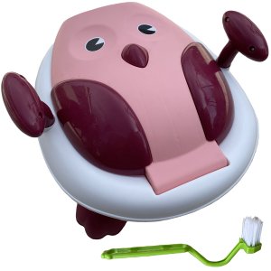 Troninho Lorben Infantil Desfralde Penico Portátil Corujinha Rosa