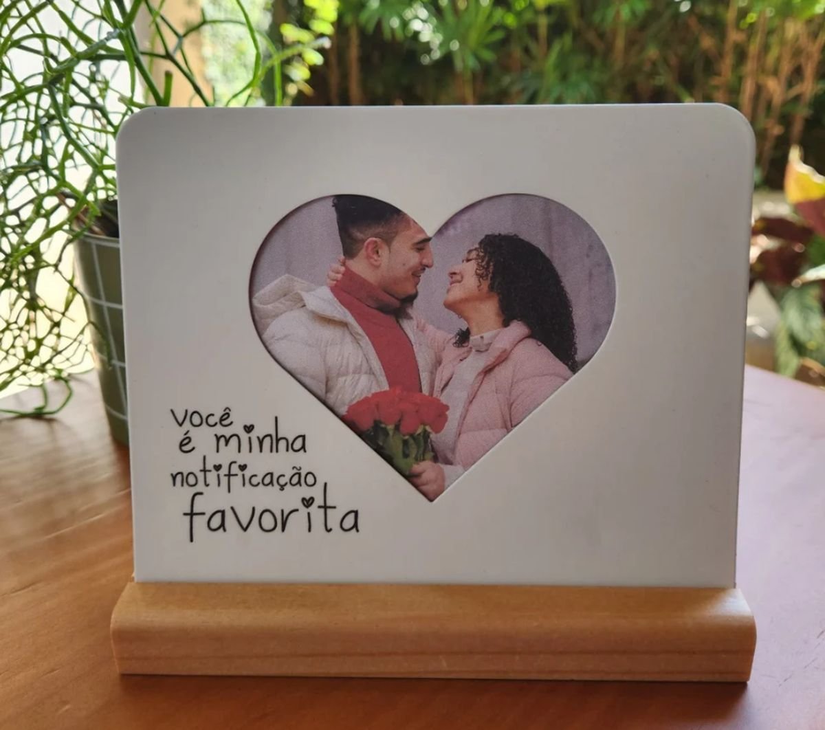 Porta Retrato 10x15 - Amor Você É Minha Notificação - 4