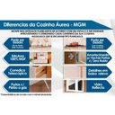 Ver imagem 2 de Armário de Geladeira P/ Cozinha Áurea C/ 1 Porta Basculante 80cm Cinamomo/titanium - Mgm