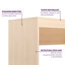 Ver imagem 4 de Escrivaninha MDF Artsy Casatema MadeiraOriginals