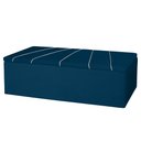 Ver imagem 2 de Calçadeira Baú Berlim King 195 Cm Suede Azul Escuro - MV Estofados Shop