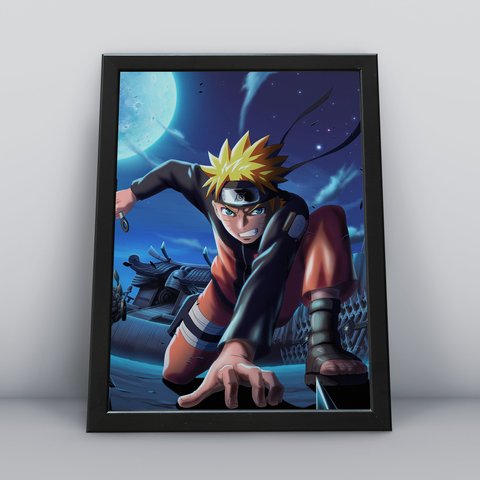 Quadros Decorativa de Parede para Quarto e Sala Tema Akatsuki Naruto Shippuden Sasuke Naruto Uzumaki