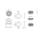 Ver imagem 4 de Arejador Articulado para Torneira de Cozinha Blukit Cromado